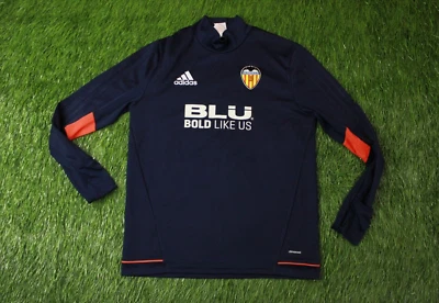 VALENCIA 2016-2017 FOOTBALL SWEATSHIRT SWEATER TRAINING ADIDAS ORIGINAL YOUNG L - Image 1 of 4