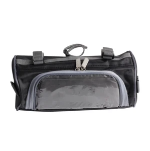 Handlebar Storage Bag Motorcycle Front Fork Pouch Smartphone Pocket Waterproof - Picture 1 of 21