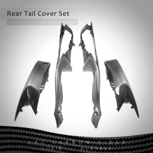 Carbon Fiber Rear Tail Side Seat Fairing Set fit SUZUKI GSX-R 600 750 2008-2010 - Bild 1 von 9