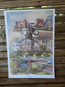 Columba Georgia montage by Anni Moller Print 1999 Signed! - Imagen 1 de 2