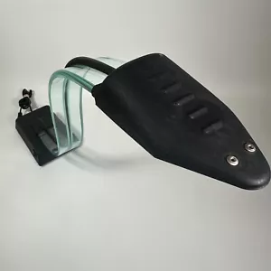 Rara lampada da tavolo alogena Cobra serpente vintage anni '80 vetro acrilico - Foto 1 di 13
