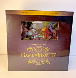 The Complete Collection Game Of Thrones DVD Blu-Ray Limited Set HBO W/ Box 2019 - Imagen 1 de 16