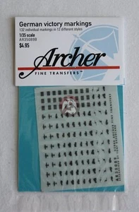 Archer Fine Transfers 1/35 German Victory Markings (Black) AR35089B - Picture 1 of 1