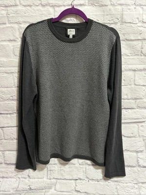 Armani Collezioni Gray CASHMERE Sweater Men XL EU 54 Crew Pull Over Vintage - Image 1 of 4