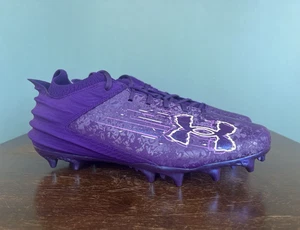 Botines de fútbol Under Armour Blur 2 MC gamuza púrpura para hombre talla 13 3027978-500 - Imagen 1 de 11