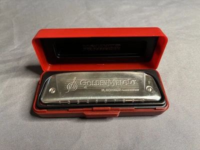 Hohner Golden Melody Harmonica #542 Key of F - Image 1 of 4