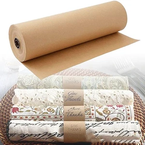 Brand New Wrapping Paper Kraft Paper 30 Meters Long A Roll Of Thick 125GSM - Picture 1 of 9
