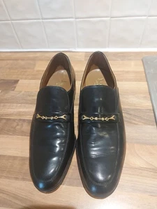 Loake Abingdon Black Loafer Uk 9EE Worn Once NWD - Picture 1 of 4