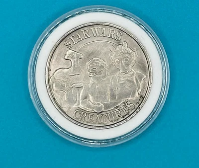 MONEDA DE COLECCIÓN KENNER STAR WARS CORREO EN PODER DE LA FUERZA CRIATURAS AÑOS 80 Foto 1 de 4