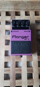 Boss BF-2 Flanger Guitar Pedal Vintage 1983, Black Label, Made in Japan - Picture 1 of 6