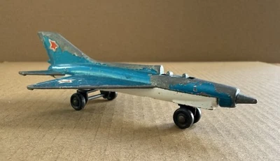 Vintage 1973 Matchbox Lesney Products Aircraft Miniature Sb 6 Mig 21 - Image 1 of 4