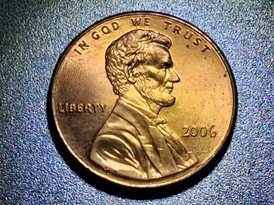 2006 Lincoln Penny RD, Double Earlobe, DDO/DDR, Eye Strike Through ERROR 💎 - Image 1 of 4