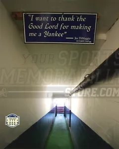 Joe Dimaggio New York Yankees tunnel quote 8x10 11x14 16x20 photo 568 - Picture 1 of 1