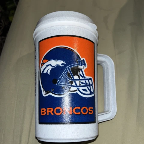 1997 Denver Broncos Super Thermo Mug with Lid - 22oz Insulated Beverage Mug Cover