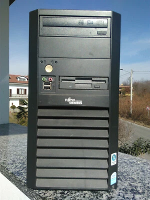 OFFICE IN REGALO Fujistu Siemens Esprimo P3510 DUAL CORE E2180 HDD 80GB RAM 2GB - Immagine 1 di 4