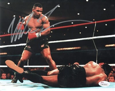Mike Tyson Boxing Heavy Weight Champion Autographed Signed 8x10 Photo  JSA - Image 1 of 2