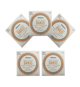 D'Addario Irish Tenor Banjo Strings 5 Sets EJ63i Medium Loop End - Picture 1 of 6