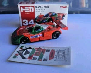 TOMICA 34 - MAZDA 787B 1991 LE MANS WINNER ORANGE NEAR MINT VHTF BOX GOOD JAPAN - Picture 1 of 13