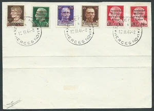 1944 OCCUPAZIONE TEDESCA CATTARO USATO 6 VALORI - BF - Imagen 1 de 1