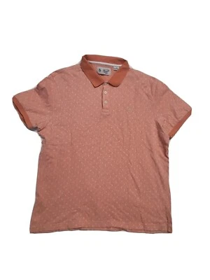Polo Original Penguin Naranja Logo Para Hombre Grande Informal  Foto 1 de 4