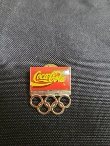 Atlanta 1996 Coca-Cola Olympic Rings Olympic Pin - Picture 1 of 8
