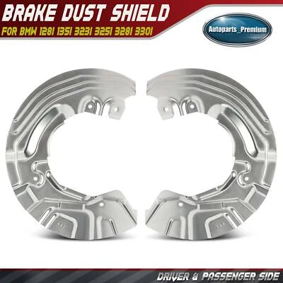 2x Left & Right Brake Dust Shield for BMW 128i 135i 323i 325i 328i 330i 335is Z4 - Image 1 of 4