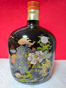 Suntory Old Whisky Special Design Double Lions Glass bottle (empty)  Japan - Picture 1 of 5