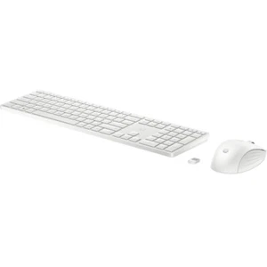 HP 650 - Wireless Tastatur und Maus-Set - Desktop-Set - DE-Layout - weiß - Bild 1 von 3