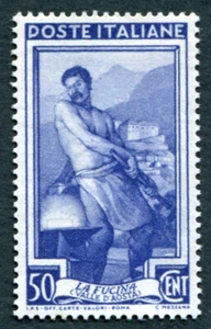 ITALY 1950 50c violet-blue SG760 mint MH FG Provincial Occupations #B01 - Picture 1 of 1