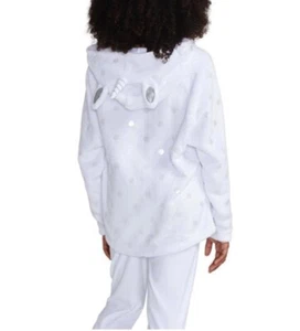 NWT 12 14 JUSTICE unicorn 3d horn leopard hood pajamas pajamas christmas winter  - Picture 1 of 4