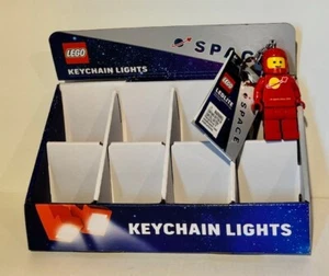 Lego Space Minifigure RED Spaceman LED LITE Keychain NEW Light AND Display box - Picture 1 of 2