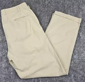 Bills Khakis Pants Mens 36x32 Yellow Brown Seersucker Cotton Made in USA M2 - Picture 1 of 11