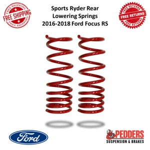 Pedders Sports Ryder Rear Lowering Springs Pair Fits 2016-2018 Ford Focus RS - Picture 1 of 12