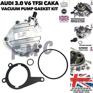 AUDI S4 3.0 V6 Quattro B8 Vacuum Pump Gasket Seal Kit TFSI CAKA 2008 - 2015