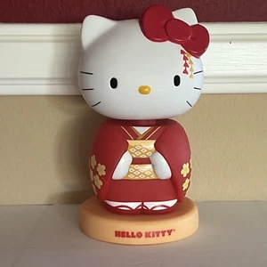 Sanrio 2013 Hello Kitty Kimono Figurine Bobble Head 7" - Picture 1 of 7