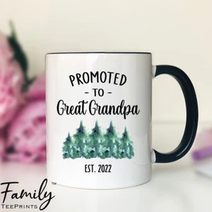 Beförderung zum Uropa Est.2022 - Tasse - Uropa Tasse - Schwangerschaft enthüllen - Bild 1 von 4