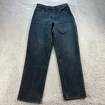 Pantalones de mezclilla Highland Outfitters para hombre 32x32 (30x29,5) negros desgastados vintage años 90 Foto 1 de 4