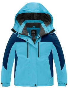 ZSHOW Girls' Ski Jacket Waterproof Fleece Raincoat Windproof Warm Winter Coat - Picture 1 of 67