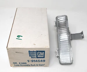 80-86 Chevy Nos LH Bumper Turn Signal Lamp Light #19 - Picture 1 of 4