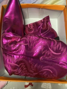 Magenta Cowgirl Boots - Picture 1 of 1