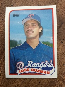 1989 Topps #462 Jose Guzman, Texas Rangers   ex-nm   ib - Picture 1 of 2