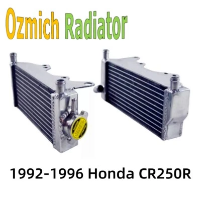 Full Aluminum Radiator Fit Honda CR250R CR 250R CR250 R 1992-1996 1995 1994 1993 - Image 1 of 4