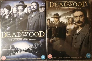 Deadwood - Complete Series 2 & 3 DVD Boxset's New And Sealed Free P&P - Picture 1 of 5