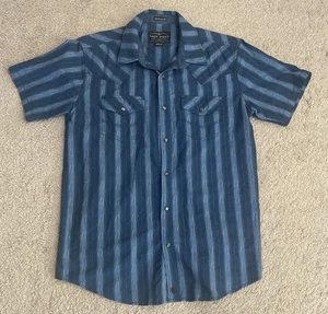 Camicia uomo Cody James Western regular fit manica corta perla bottoni a pressione small - Foto 1 di 7