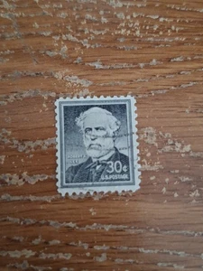 BRIEFMARKE US SCOTT 1049 "Robert E. Lee" 30 CENT 1955 GEBRAUCHT - D - Bild 1 von 2