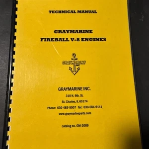 Graymarine Service Technical Manual V8 Fireball Engines - Picture 1 of 15