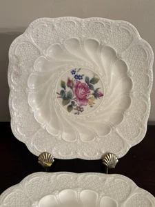 (4) Black Knight Hohenburg Bavaria 8" Square Salad/Luncheon/Desert Plates RARE! - Picture 1 of 11