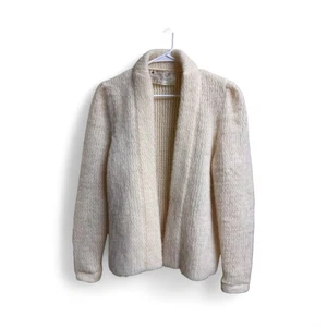 Vintage Alafoss Icewool Iceland 100% Pure Virgin Wool Cardigan Sweater Jacket L  - Picture 1 of 3
