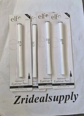 Elf Eyeliner Pen Waterproof Midnight SEALED PACK 0F 4 - Image 1 of 2