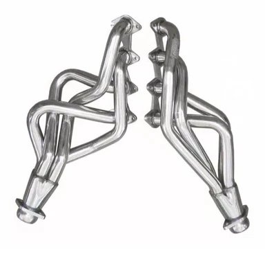 Cabezales de acero inoxidable tubo largo de 1-5/8" para Mustang GT 2005-2010 4,6 L 3V Foto 1 de 2